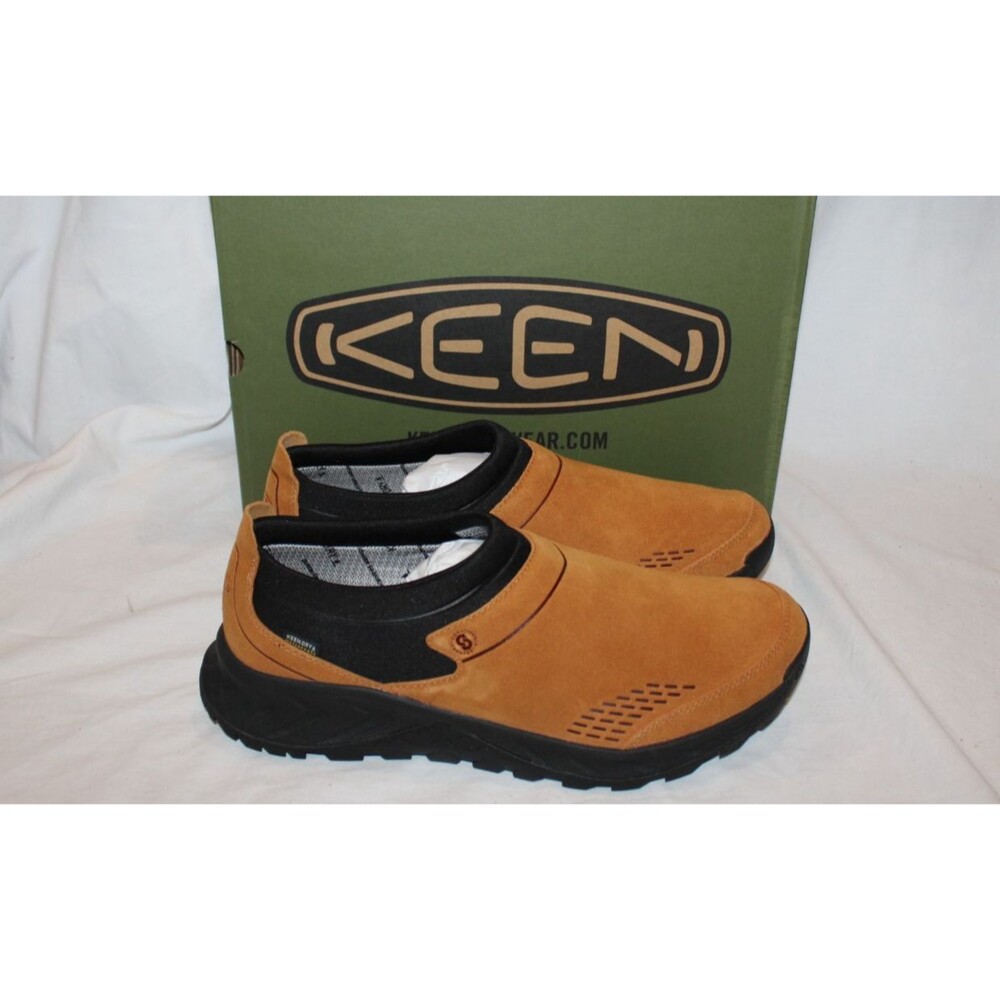 Keen Men's TTS Moc Roasted Pecan/Black Slip-On Sneaker Shoes NEW SZ 12